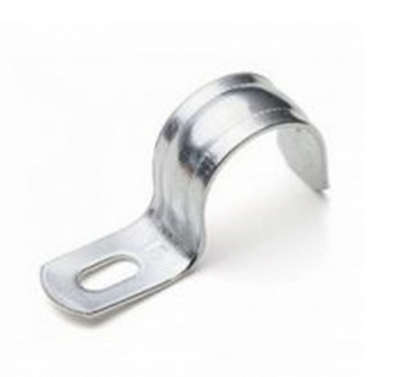 Скоба металическая однолапковая d25-26mm Уралпласт (кратно 100)