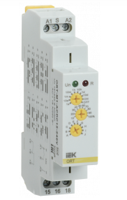 Реле времени ORT многофункциональное 1 контакт 12-240 В AC/DC IEK