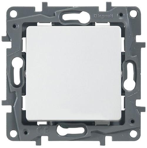 Legrand  Etika  Белый Выключатель механизм 1-клавишный 10АХ, 250В, винтовые зажимы 672201