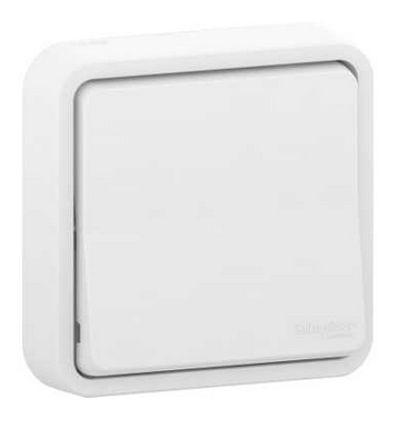 Schneider Electric Mureva Styl  Белый Переключатель в сборе 1-клавишный скрытая установка схема 6, IP55 MUR39721