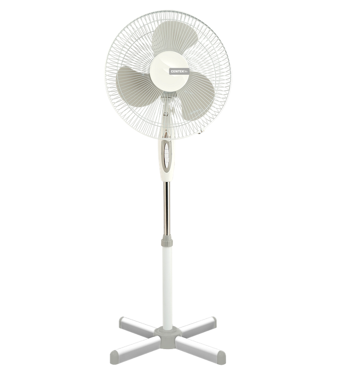 Вентилятор напольный Centek Gray 40Вт , LED, 43см, 1.25 м, лучевая решетка CT-5004 GRAY