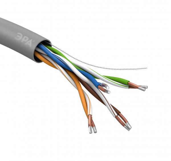 U/UTP 4x2x25 AWG Cat5e CCA PVC 305м SIMPLE ЭРА